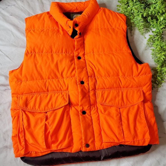 Quilted Snap Front Hunting Puffer Vest 